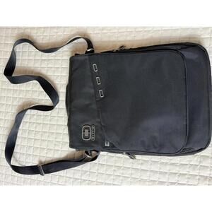 Ogio Unisex TECHNOLOGIO Black CrossBody Tech Technology Bag 13.5”x10.5” EUC